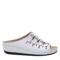 1 Сабо ортопедические женские BERKEMANN HASSEL белый тиснение