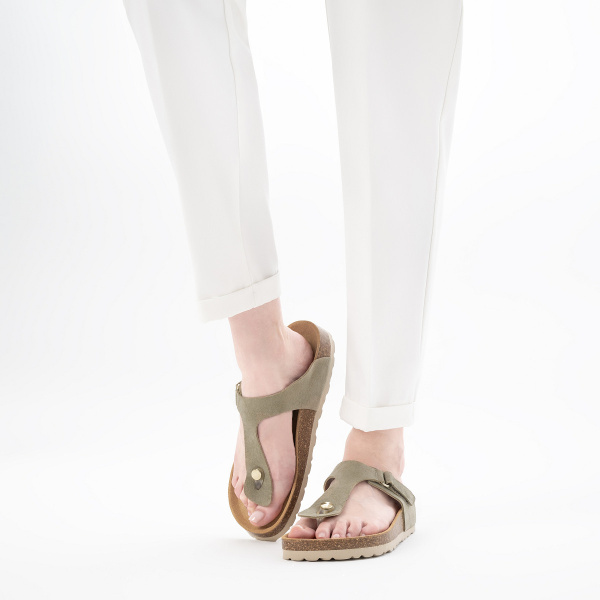 2 Сабо ортопедические женские ORTMANN YORK зеленое алоэ