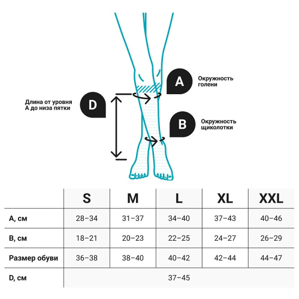2 Гольфы компрессионные DAILY Cotton 1C108 VENOTEKS